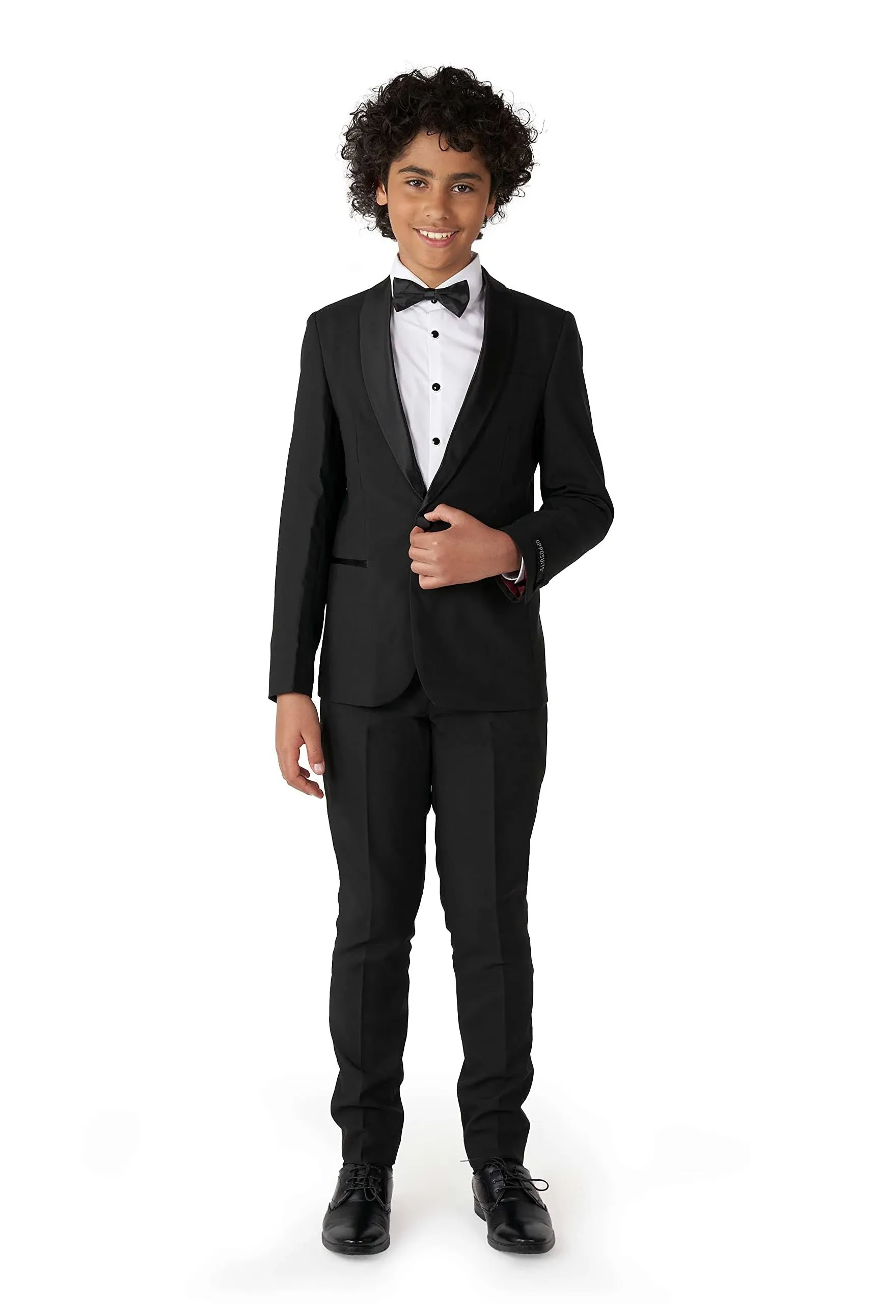 OppoSuits Teen Boys Tuxedo - Jet Set Black - Size: 16