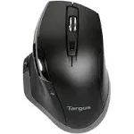 Targus Antimicrobial Ergo Wireless Mouse - BlueTrace - Wireless - Radio Frequency - 2.40 GHz - Black - USB Type A - 1600 dpi - Scroll Wheel, Thumbwheel - 7 Button(s) - Right-handed - TAA Compliance