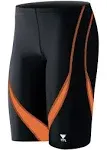 TYR SALI1A Men's Alliance Splice Jammer Swimsuit - Black/Orange, 26