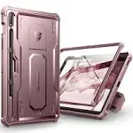 Dexnor Case for Galaxy Tab S8 (2022) / Galaxy Tab S7 (2020) 11 Inch, [Built in Screen Protector & Kickstand] -S Pen Holder Heavy Duty Shockproof Full Body Protective Cover for Galaxy Tab S8 Case-Pink