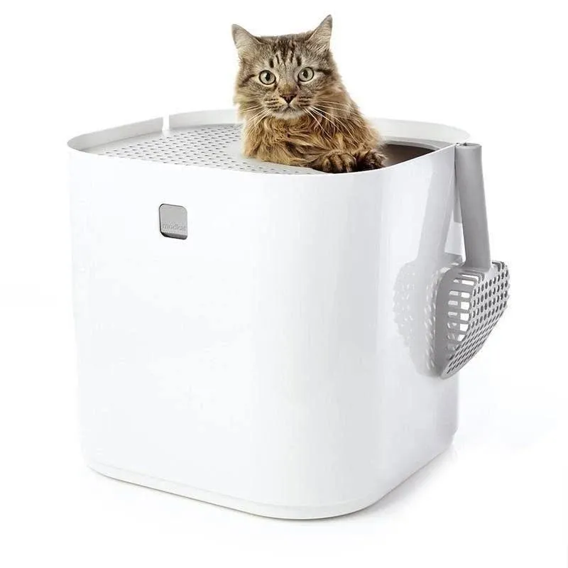 Modko Modkat Litter Box, White