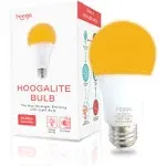 hooga Sleep Light Bulb Amber Light Bulbs for Sleep Therapy Blue Light Blocking