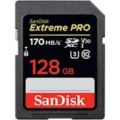 SanDisk - Extreme PRO 128GB SDXC UHS-I Memory Card NEW SEALED FREE SHIPPING