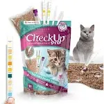 Checkup Pro at Home Wellness Test for Cats | Hydrophobic Litter for Urine Collection & Two 10 Indicators Test Strips for PH, Protein Urobilinogen,