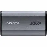 ADATA SE880 1TB - Up to 2000 MB/s- SuperSpeed USB 3.2 Gen 2x2 USB-C External Portable SSD Titanium (AELI-SE880-1TCGY)