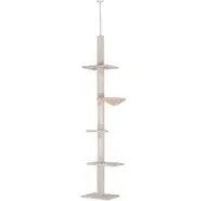 PawHut Adjustable Height Floor To Ceiling Vertical Cat Tree