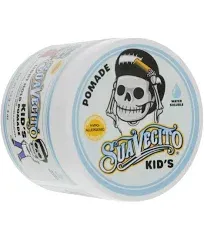 Suavecito Kid's Pomade Calming Chamomile Scent Light Hold 4 oz. - Water Based Flake Free Hair Gel - Dermatologist-Tested, Hypoallergenic Formula - Free of Sulfates, Parabens, and Phthalates