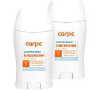 Carpe Underarm Antiperspirant and Deodorant, Clinical strength with Coconut Vanilla scent, Combat excessive sweating, Stay fresh and dry, Great for hyperhidrosis (Pack of 3)