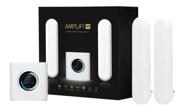 Ubiquiti AmpliFi AFI-R High Density Dual-Band Mesh Wi-Fi with 4 Mesh Points