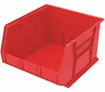 Akro-Mils 30270RED Hang and Stack Bin, Red, Plastic, 11 in