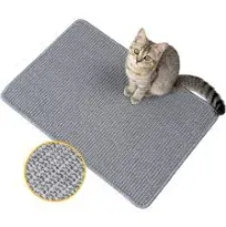 Natural Sisal  Horizontal Floor Scratching Rug Protect Carpets Sofas Cats Scratcher Mats