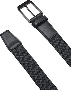 Under Armour Men's Braided Golf Belt, Black