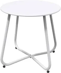 Outdoor Weather-Resistant Round Side Table