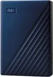 WD My Passport for Mac 4TB USB Portable External Hard Drive Blue WDBA2F0040BBL