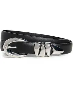 Madewell Chunky Metal Leather Belt