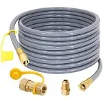 SUMNEW 1/2-Inch Natural Gas Hose with Quick Connect Fitting for BBQ, Grill, Pizza Oven, Patio Heater and More NG Appliance