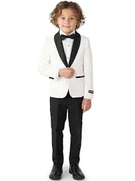 OppoSuits Boys' Pearly White Tuxedo