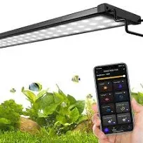 Smart Aquarium Light, LED Light App Control, Full Spectrum Fish Tank Light wi...