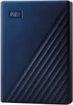 WD 4TB My Passport for Mac USB 3.2 Gen 2 (Type-A) External Hard Drive - Blue