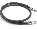 The Cimple Co - Rg-11 Coax Cable - F Type Compression Connector -Black- 6 ft Coaxial