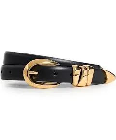 Madewell Women's Triple Metal Keeper Belt