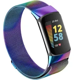 Fitbit Charge 5 Magnetic Mesh Loop Bands