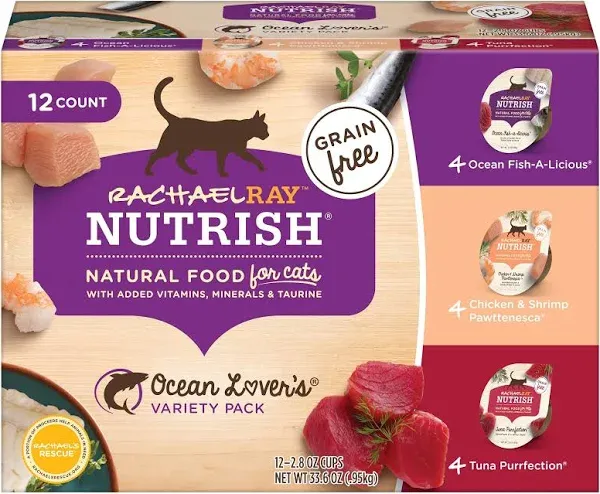 Rachael Ray Nutrish Natural Wet Cat Food Variety Pack