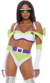 Forplay Women's to Infinity Sexy Astronaut Movie Character Costume