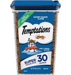 Temptations Treats for Cats, Savory Salmon Flavor, Value Size - 16 oz