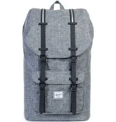 Herschel Little America Laptop Backpack Raven Crosshatch Black 3377 100%Original