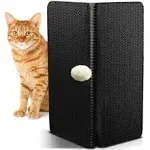 Handy Hound Cat Corner Scratcher - Durable Wall Scratcher, Non-Toxic Recycled Paperboard - Black