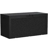 Devoko 95 Gallon Large Resin Outdoor Storage Box