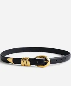 Madewell Women's Triple Metal Keeper Belt