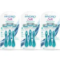 Schick Hydro Silk Sensitive Care Disposable Razors for Women - 9 Count