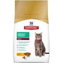 Perfect Weight, Adult 1-6, Weight Management Support, Dry Cat Food, Chicken Reci