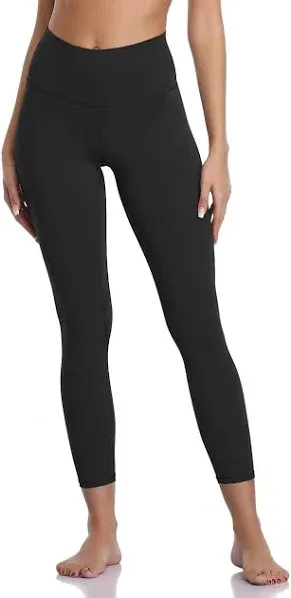 Colorfulkoala Womens High Waisted Tummy Control Workout Leggings 7/8 Length Yoga Pants