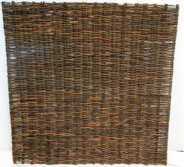 6 ft. x 6 ft. Willow Woven Hurdle Fence Panel