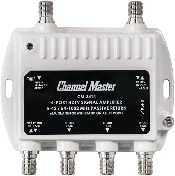 Channel Master Ultra Mini 4 TV Antenna Amplifier