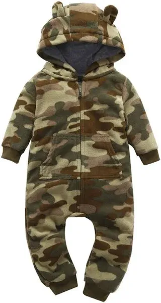 YJM Baby Camoflauge, Infant Baby Boys Camouflage Hoodie Tops +Long Pants Outfits Set Clothes 0-3Y