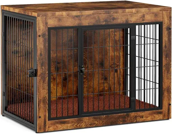 Dog Crate Furniture with Cushion