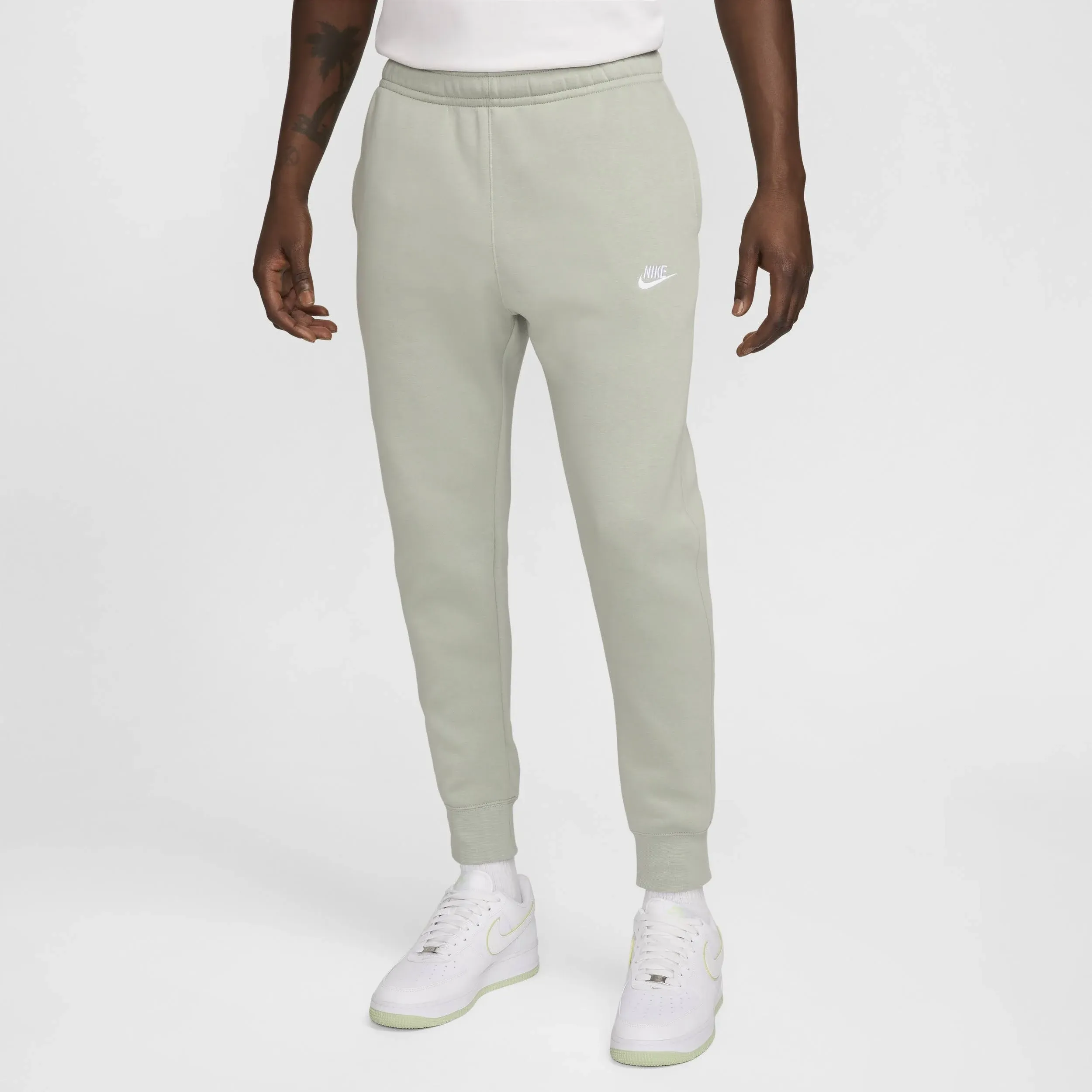 Nike Sportswear Club Fleece Joggers - Green - Cotton/Polyester