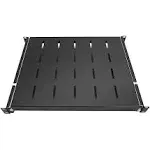 Raising Electronics Sliding Rack Server Shelf 1U 19inch 4 Post Rack Mount-Adjustable 15inch-22inch