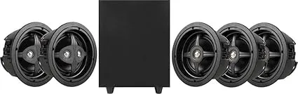 Sonance - MAG Series 5.1-Ch. 6 1/2&#034; In-Ceiling Surround Sound Speaker System