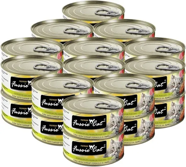 Fussie Cat Shredded Meat Canned Cat Food