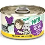 Weruva B.F.F. Play - Best Feline Friend Paté Lovers, Aw Yeah!, Chicken & Beef Best Buds with Chicken & Beef, 2.8oz Can (Pack of 12)