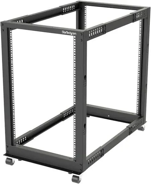 18U OPEN FRAME SERVER RACK 4 POST NETWORK EQUIPMENT RACK