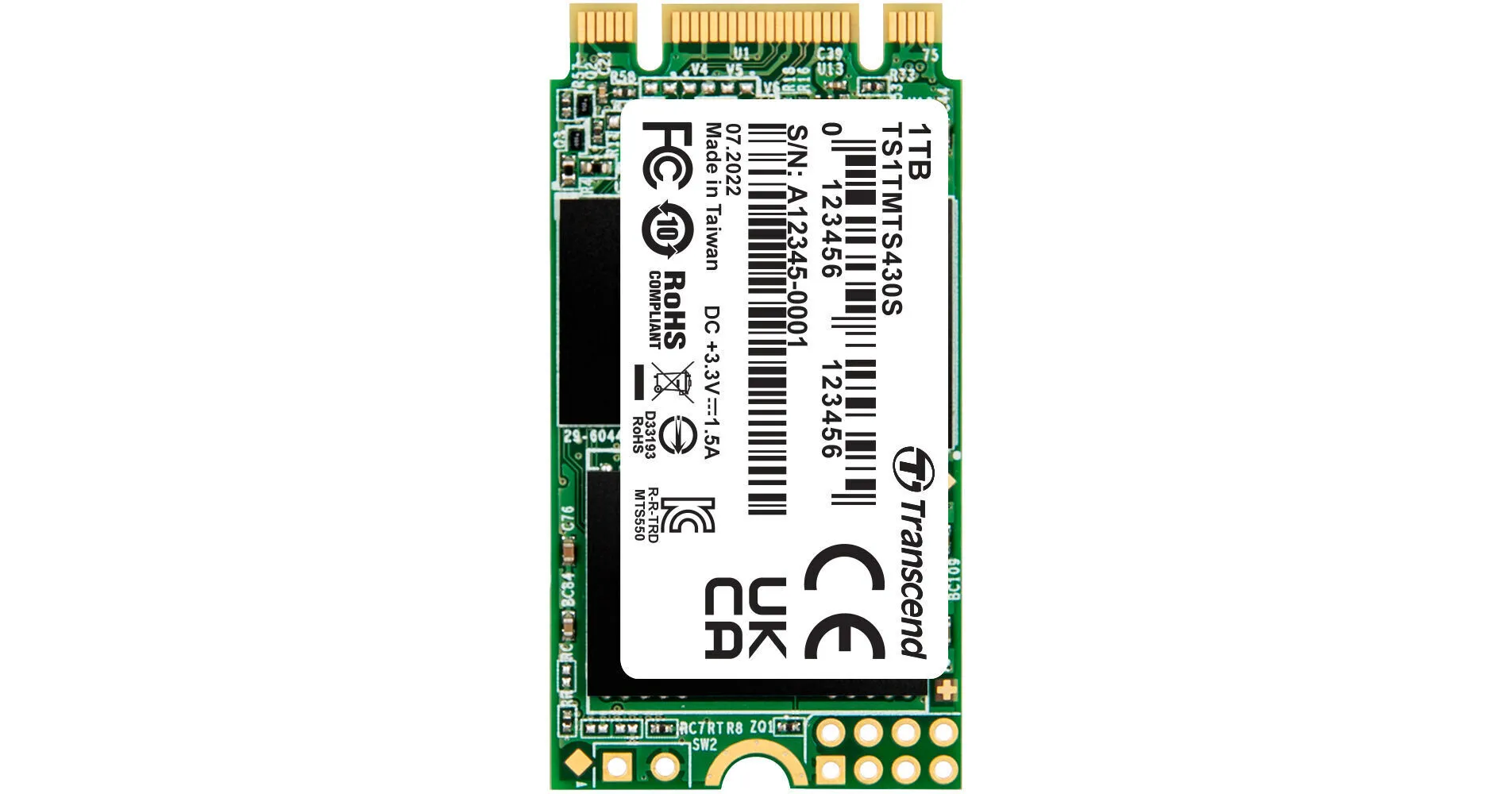 Transcend 1TB M.2 SSD 430S