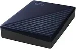 WD My Passport for Mac 4TB USB Portable External Hard Drive Blue WDBA2F0040BBL