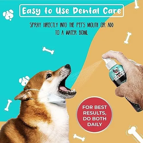 Pets Are Kids Too Premium Pet Dental Spray Mint Dog Breath Freshener - 8Oz