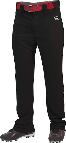 Rawlings Launch Series Baseball Pant | Full Length Semi-Relaxed Fit | Youth Sizes | Solid Color Options